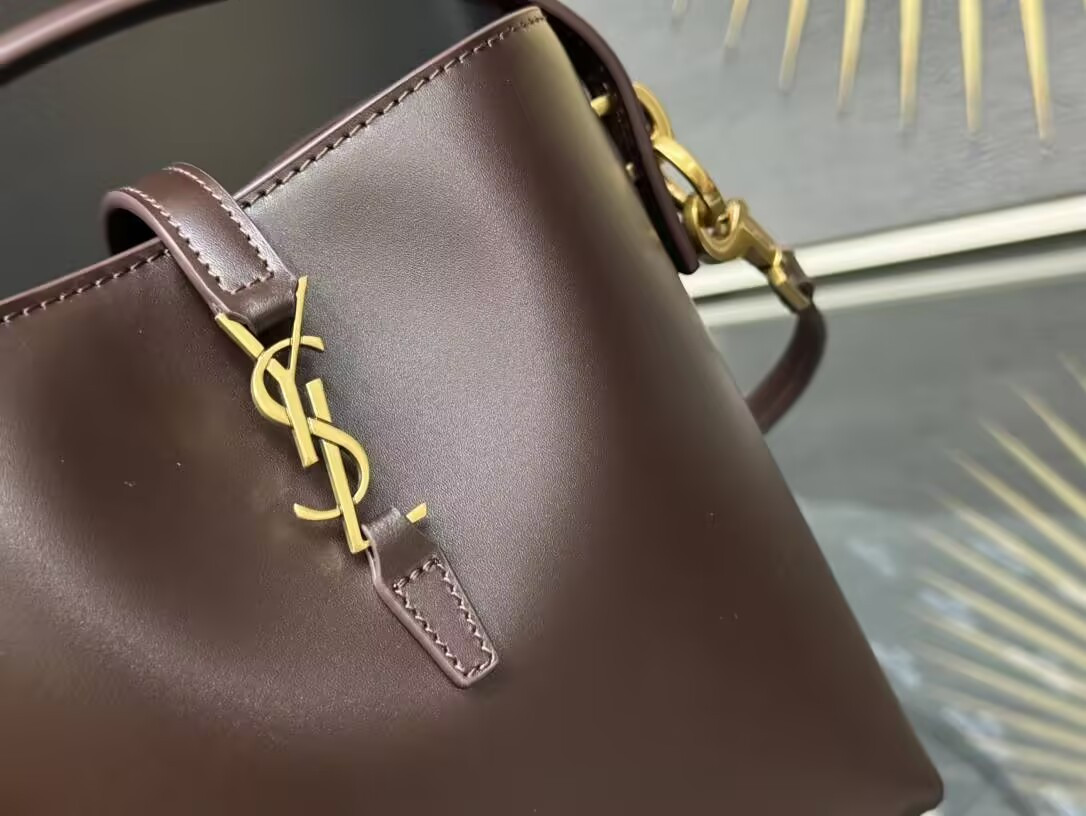 YSL LE 37 Mini (Shiny Leather) 15x13x6cm