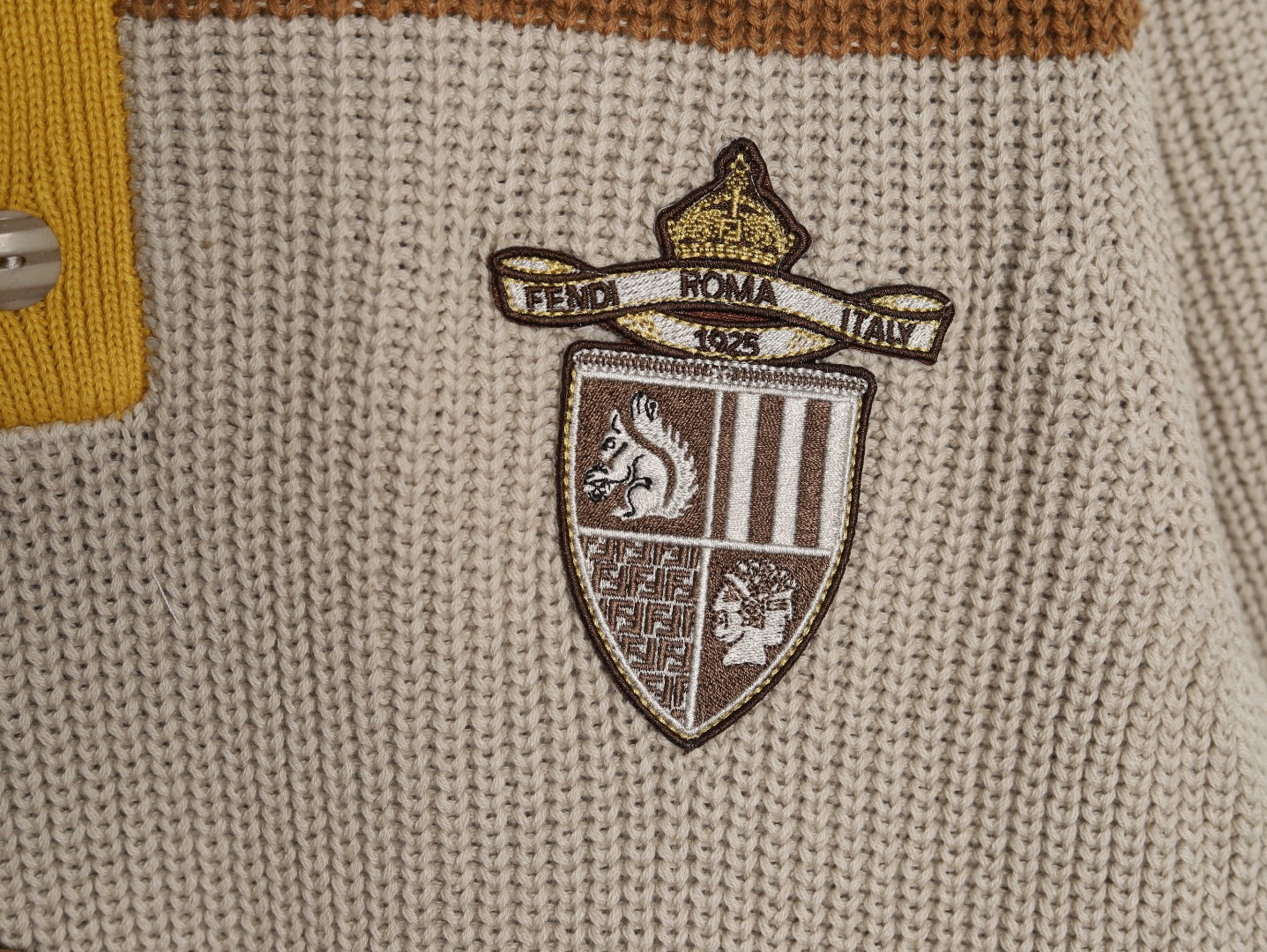 FENDI FD knitting Short-sleeved