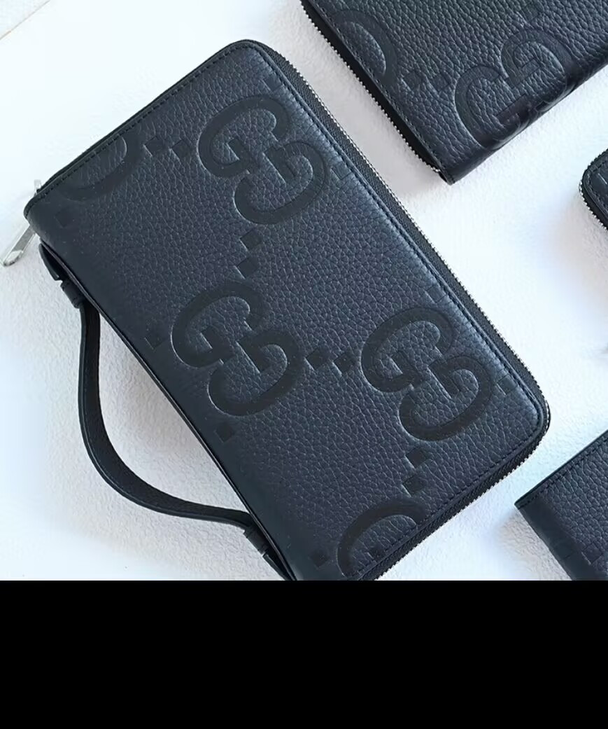 GUCCI Jumbo GG travel document case 21x13x4cm