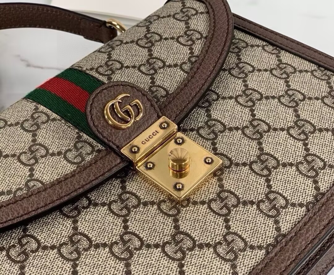 Gucci Ophidia Top Handle Bag 25x17.5x7 cm