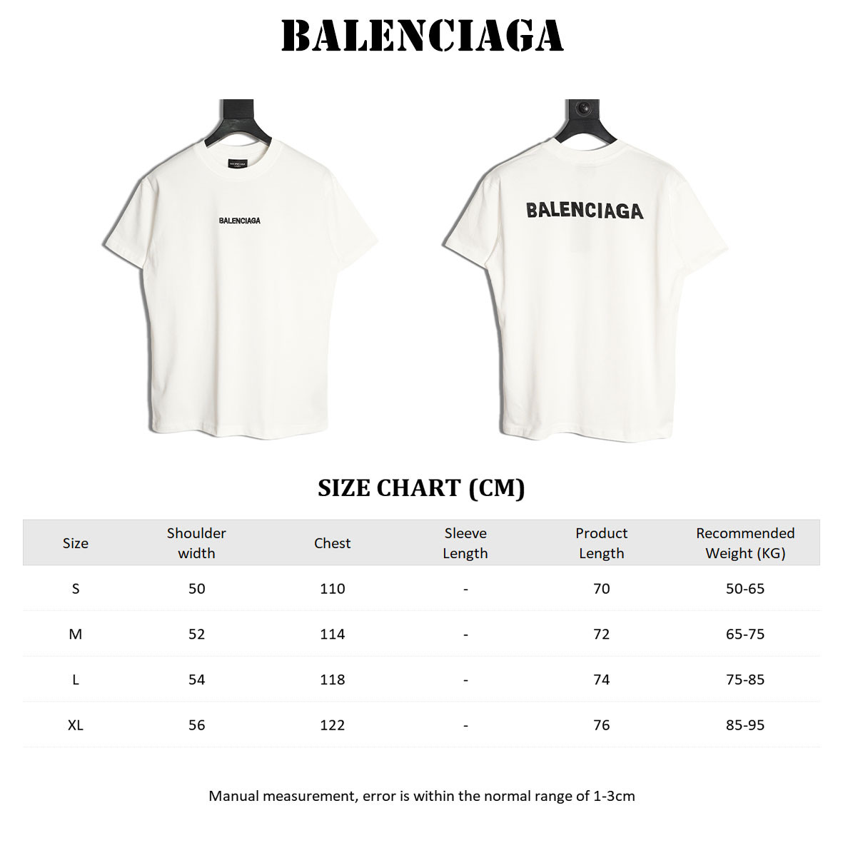 Balenciaga 25SS Short-sleeved T-shirt