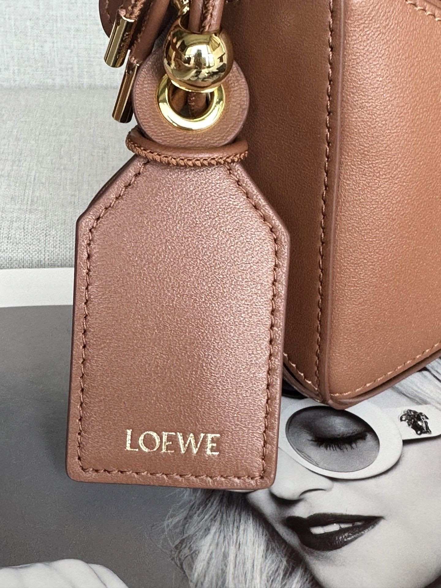 Loewe Mini Featherlight Puzzle Bag Nappa Lambskin 18x12.5x8cm