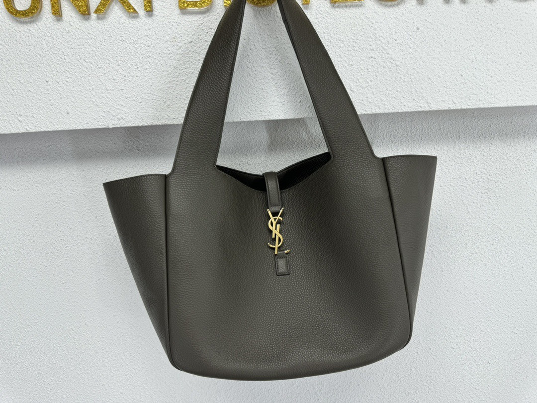 YSL LE 5 À 7 BEA in grained leather 50×28×18cm