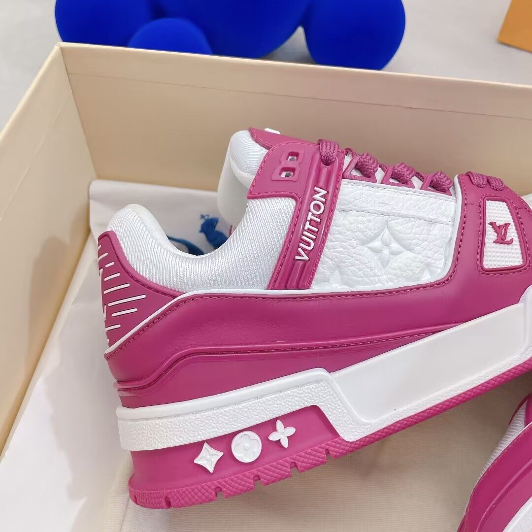 UA Louis Vuitton LV Trainer Low White Fuchsia