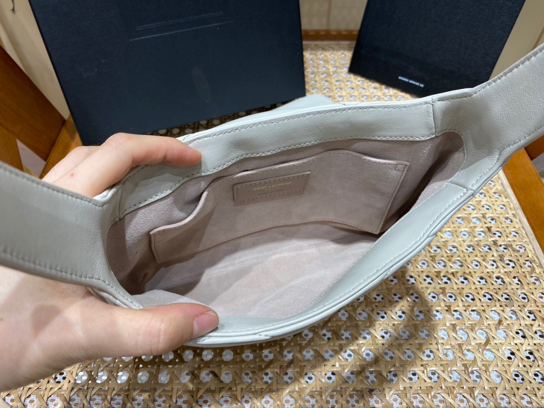 SAINT LAURENT LE 57 HOBO BAG IN QUILTED LAMBSKIN