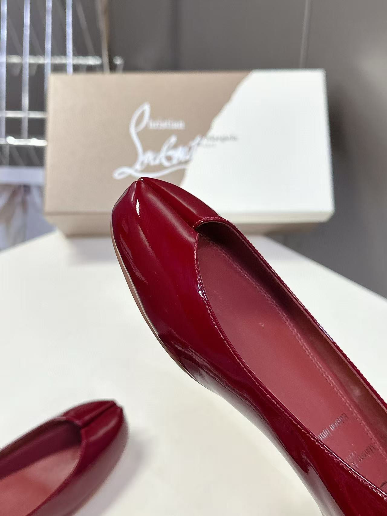 UA Christian Louboutin Marlougiela Ballerinas Patent calf leather