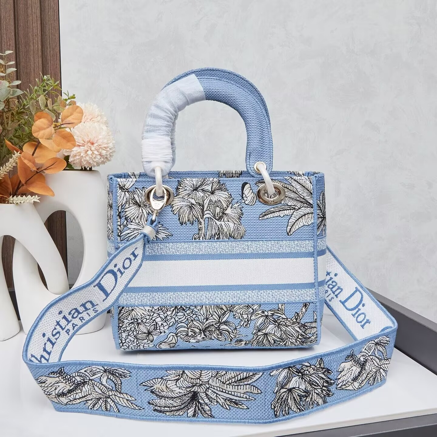 Dior Dioriviera Medium Dior Lady D-Lite Bag 24x20x11cm