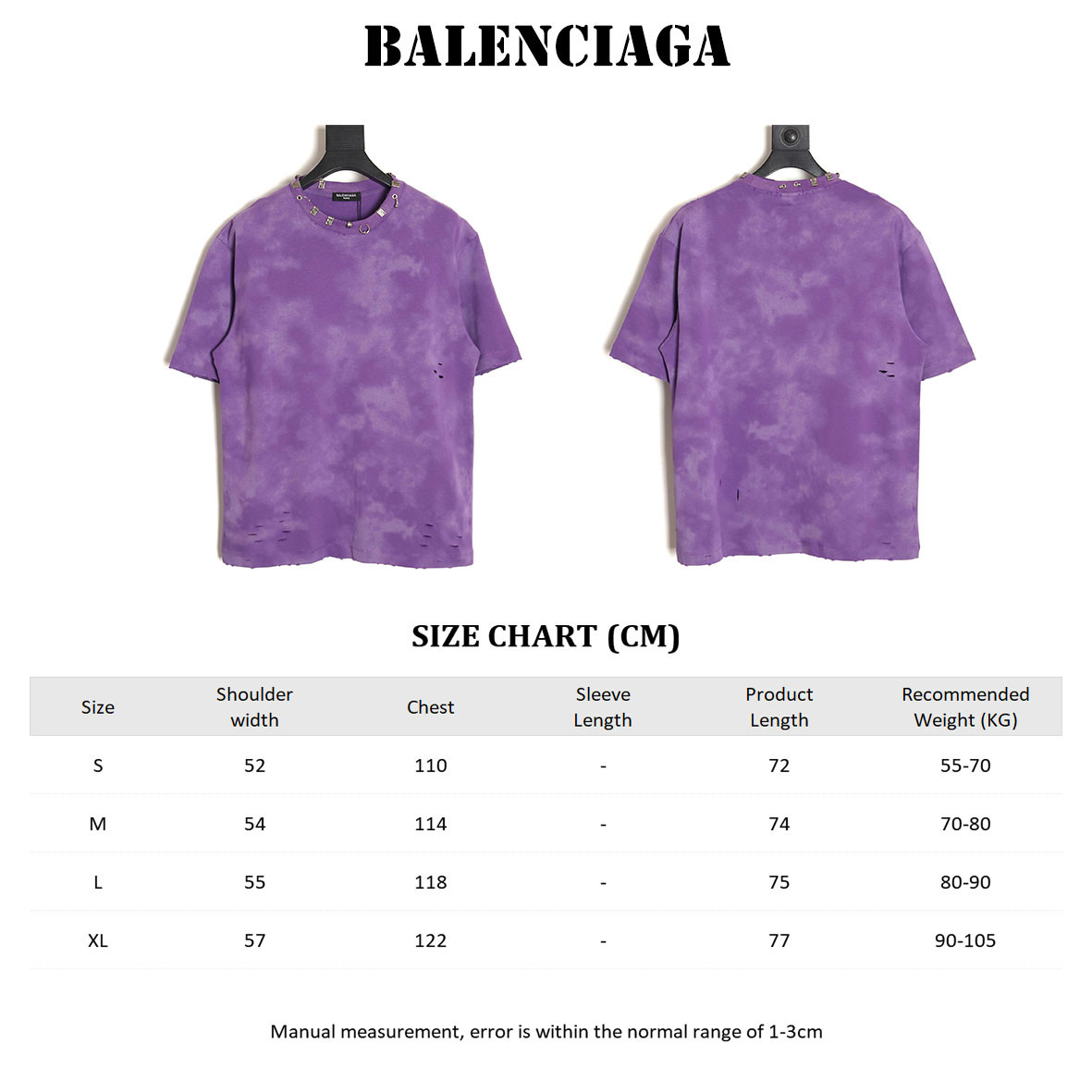 Balenciaga 23ss Short-sleeved T-shirt