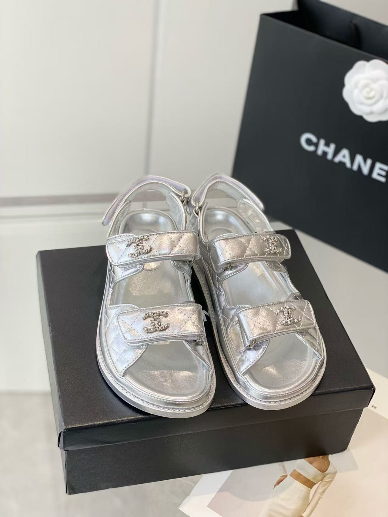 UA Chanel Sandals