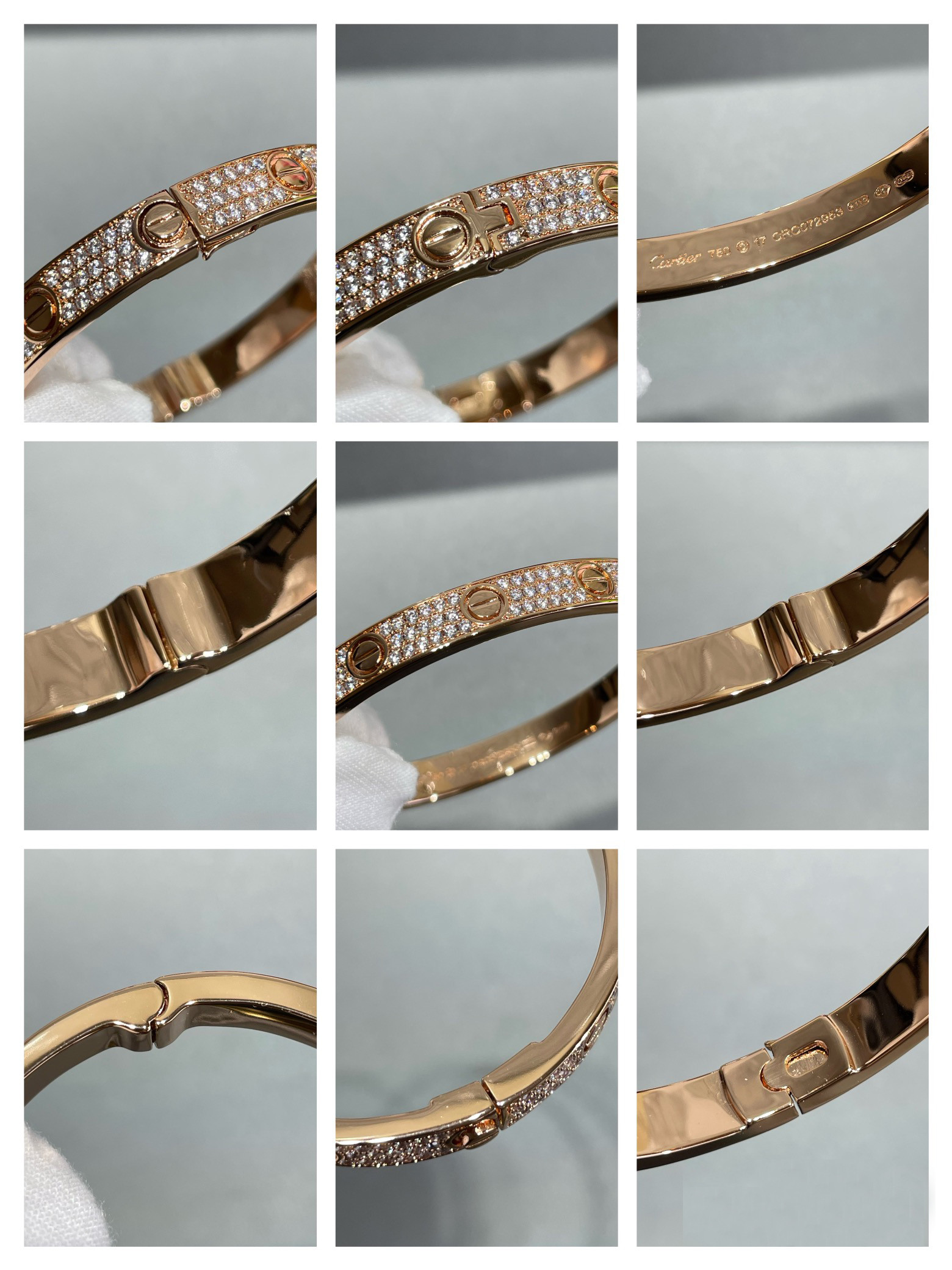 Cartier Wide diamond star Bracelet