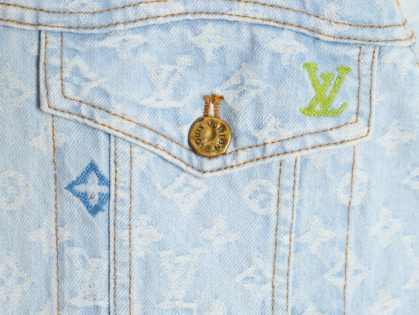 Louis Vuitton LV 24ss Tyler Denim Coats Suit