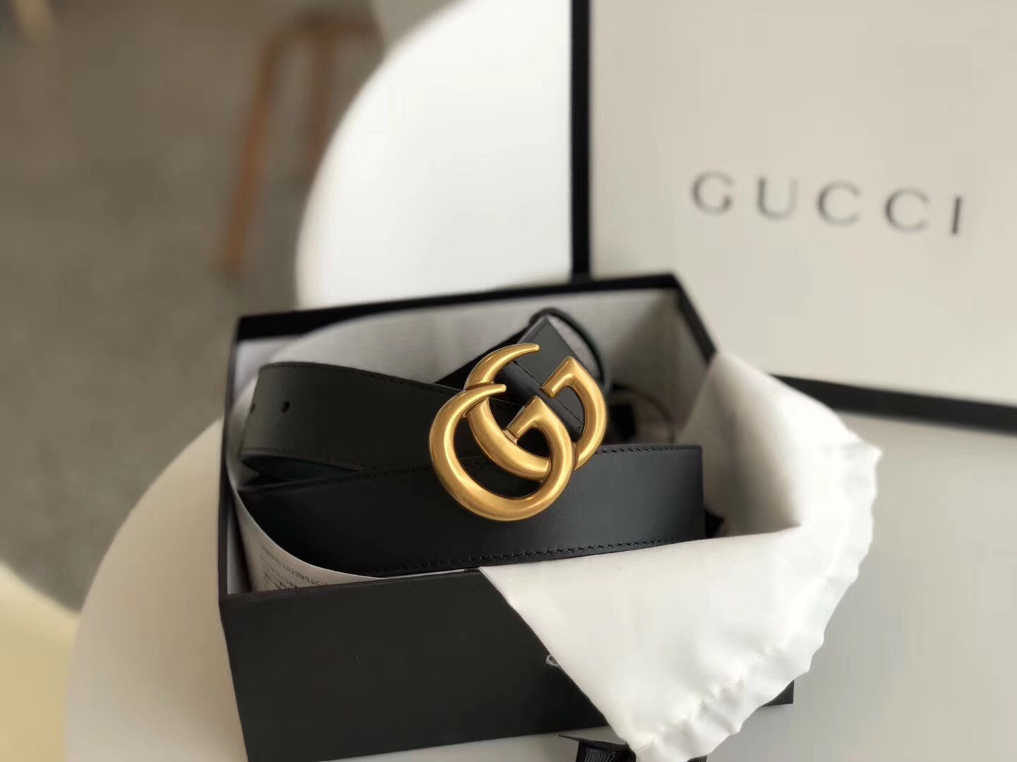 Gucci GG buckle belt for women