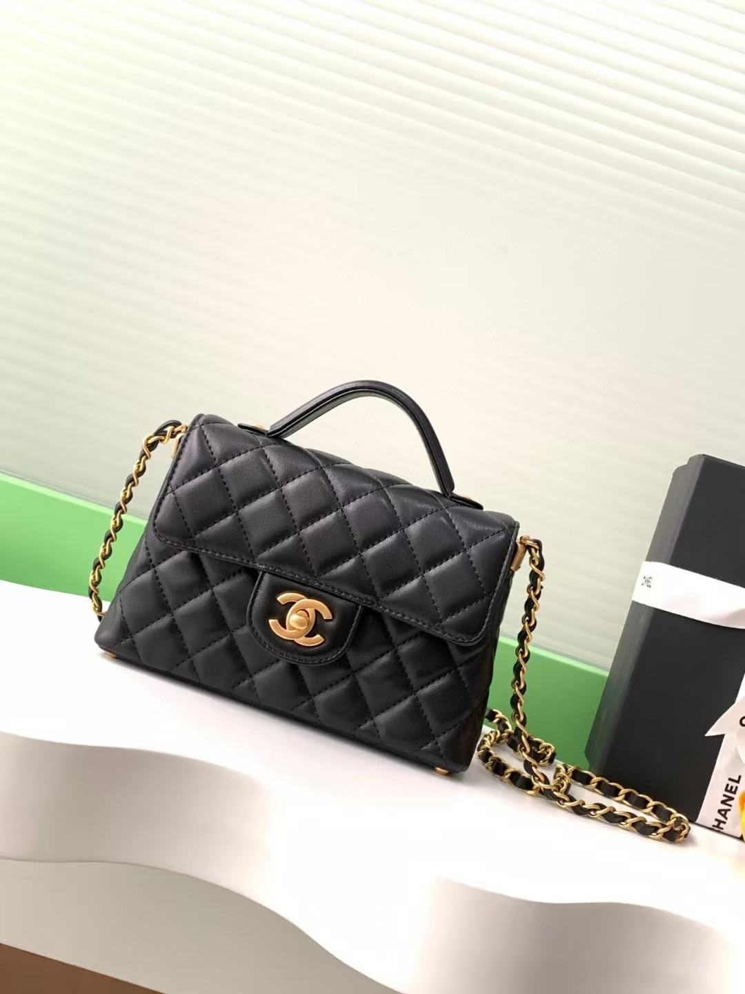 Chanel Flap Handle Bag 14x20x6cm