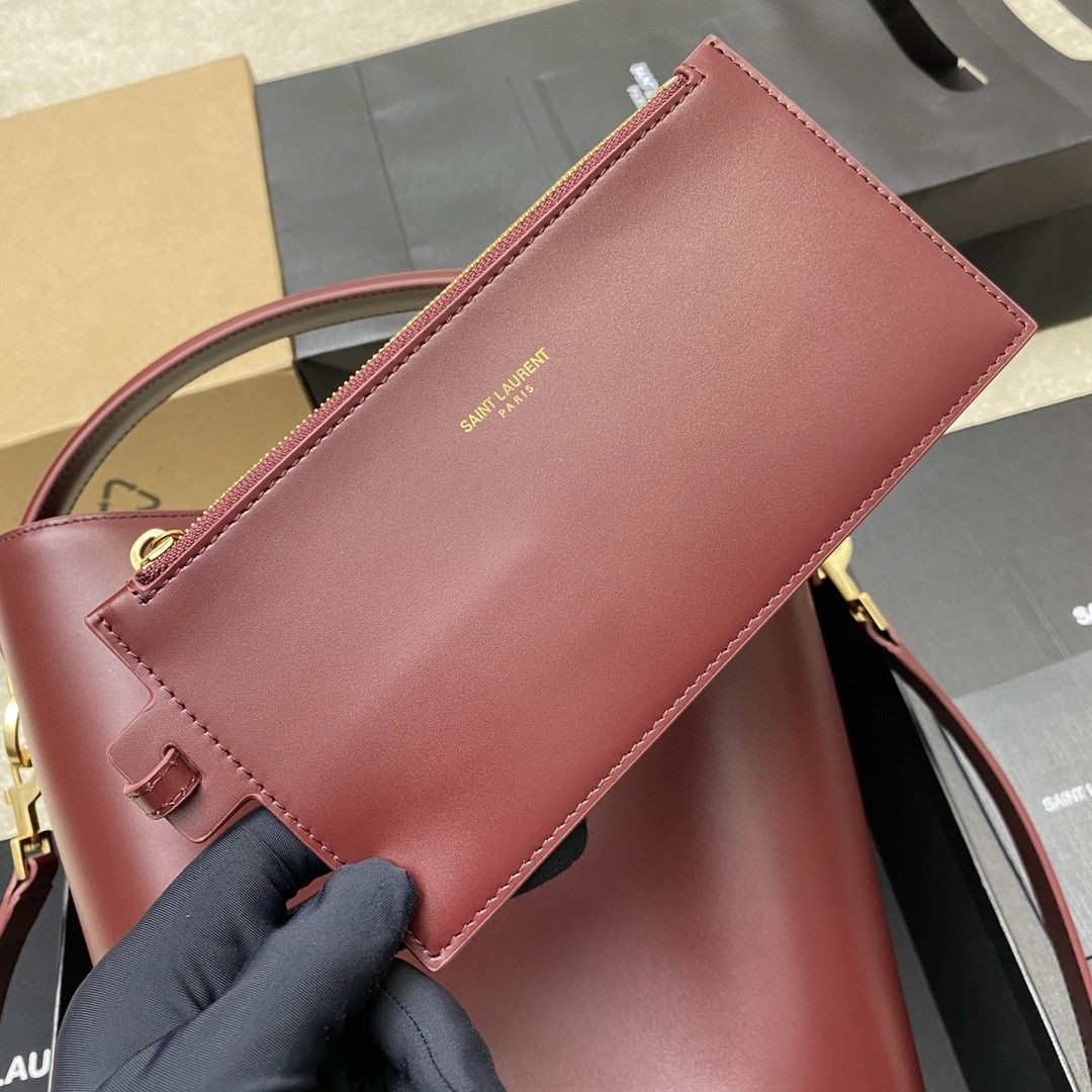 YSL LE 37 In Shiny Leather 26x20x12cm