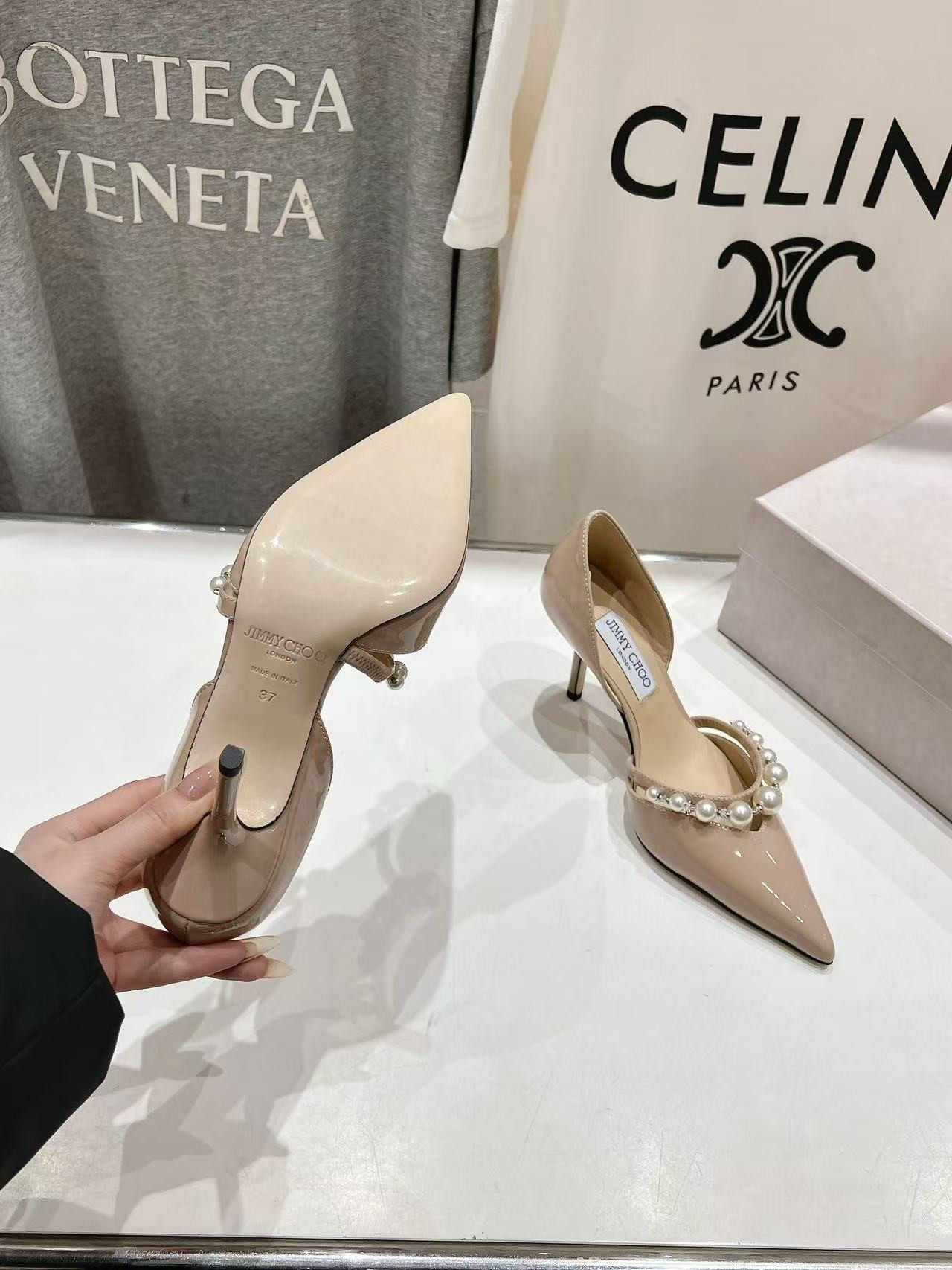 UA Jimmy Choo Aurelie 85 Pumps