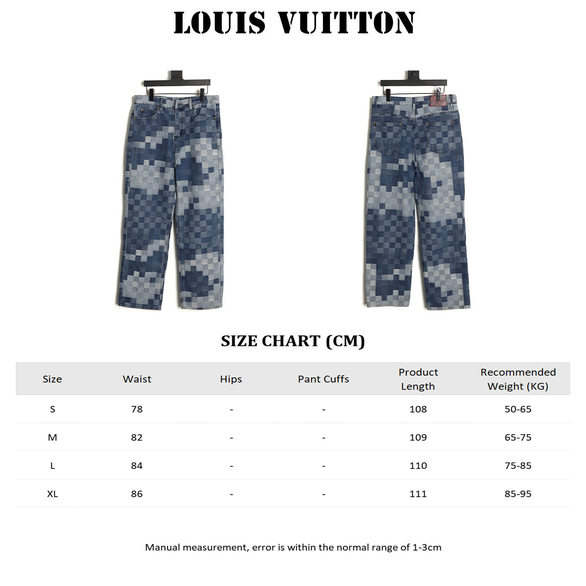 Louis Vuitton LV 25FW Jeans Suit