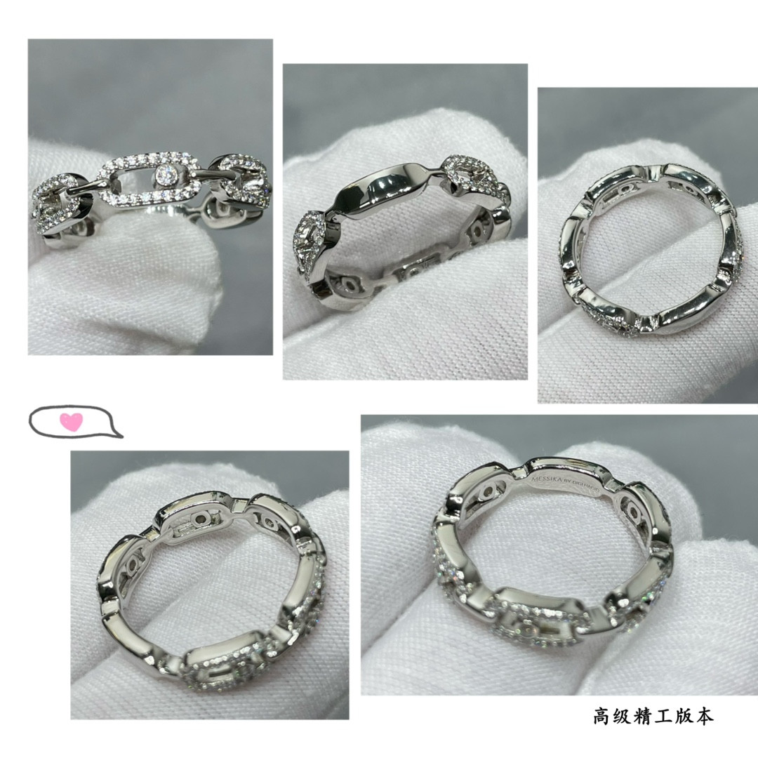 Messika Row Diamond Moving Ring