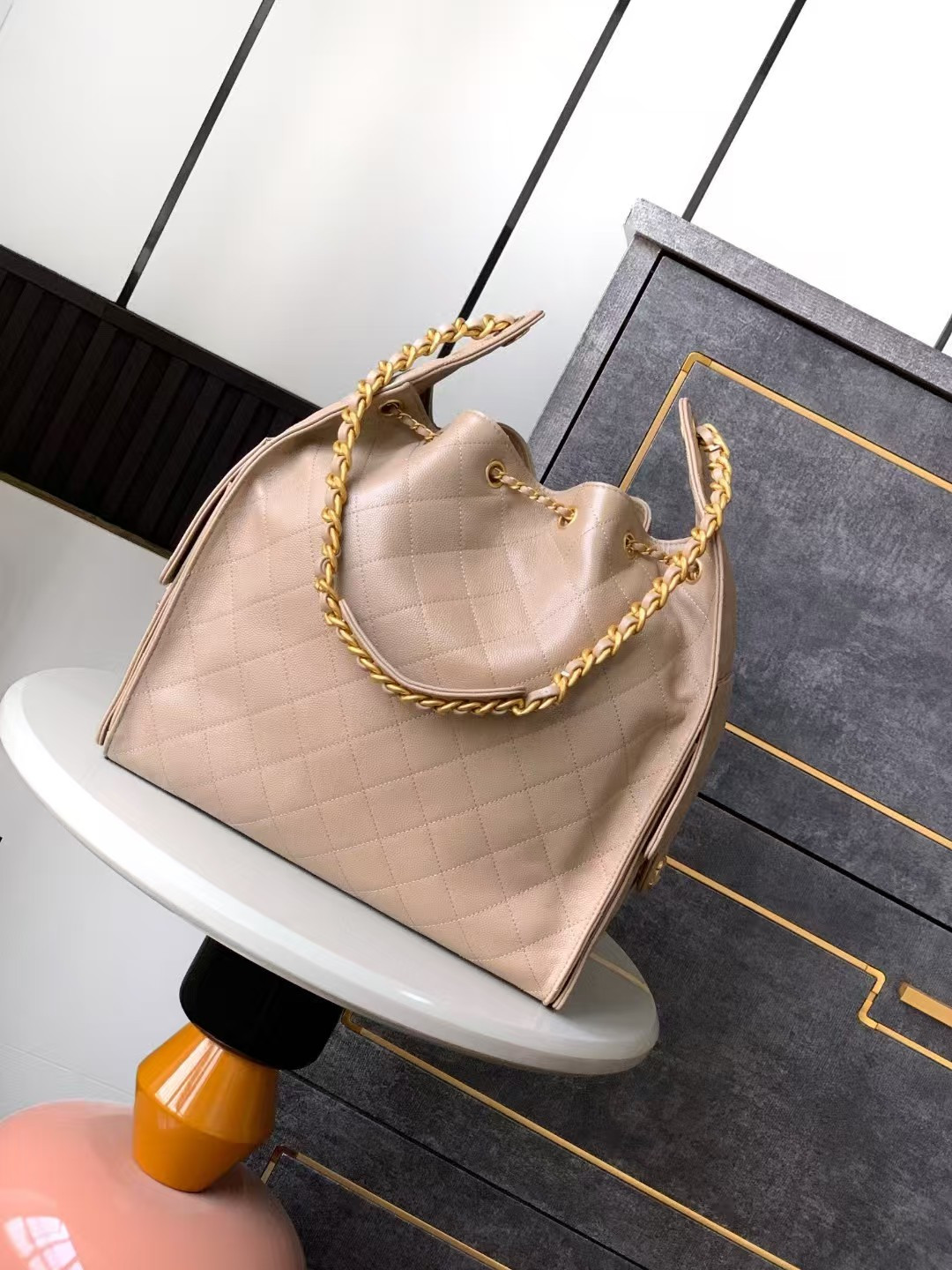 CHANEL 25C Bucket BAG 40x30x15cm