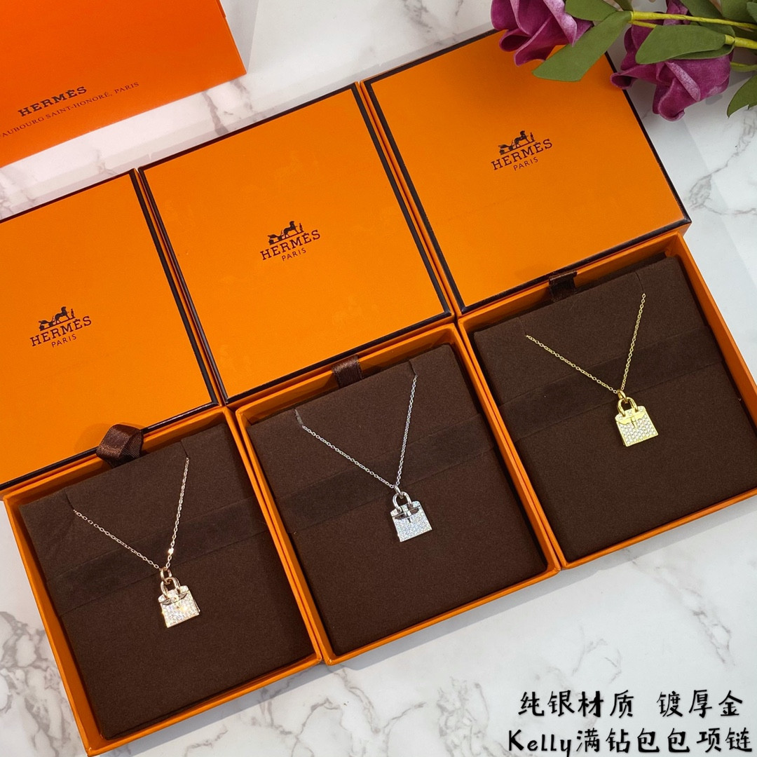 Hermès Classic Kelly Bag Necklace