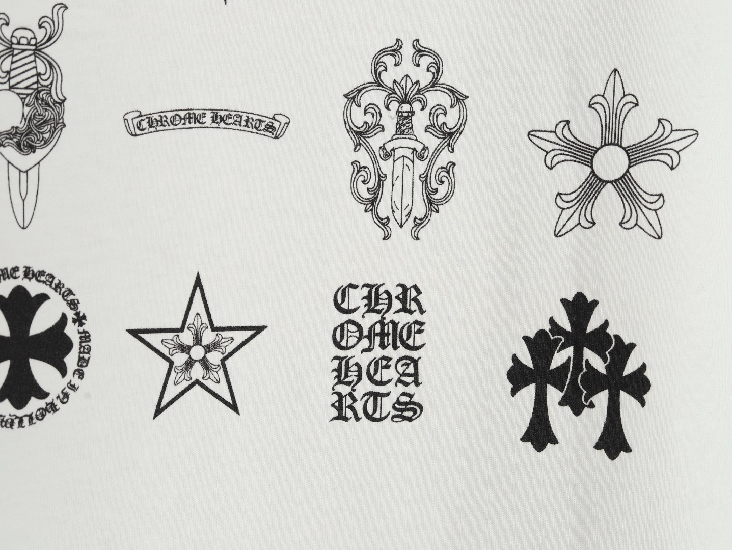 Ch*0me He**ts 25ss short-sleeved t-shirt