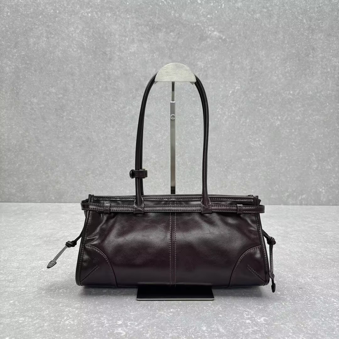 Prada Bonnie Medium Leather Handbag 32x15.5x12cm