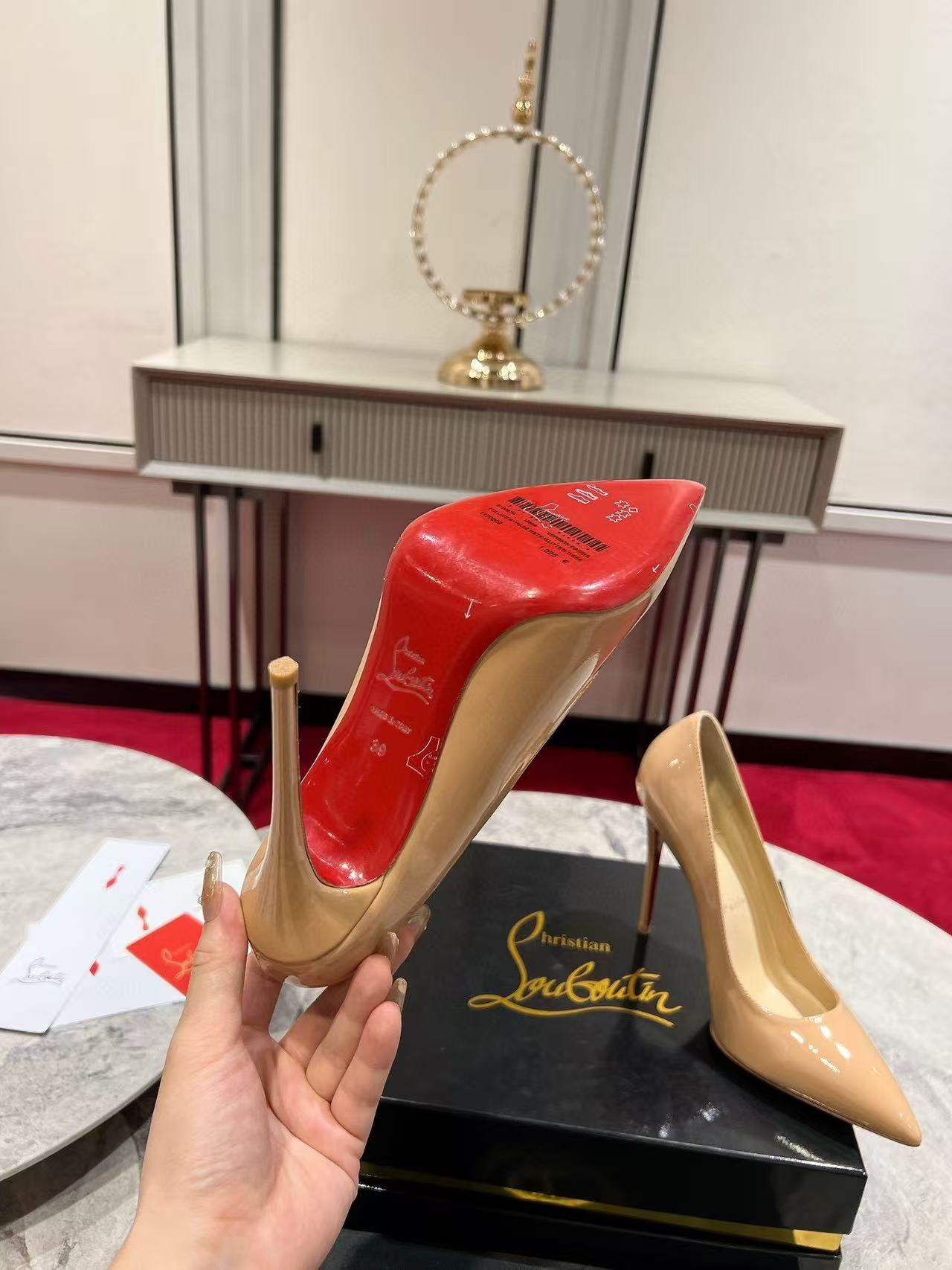 UA Christian Louboutin CL red-bottom shoes