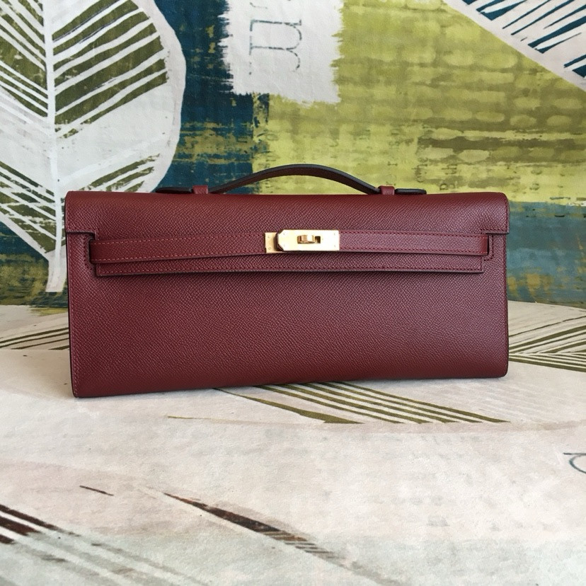Hermes Kelly Cut 31cm Epsom Leather Gold