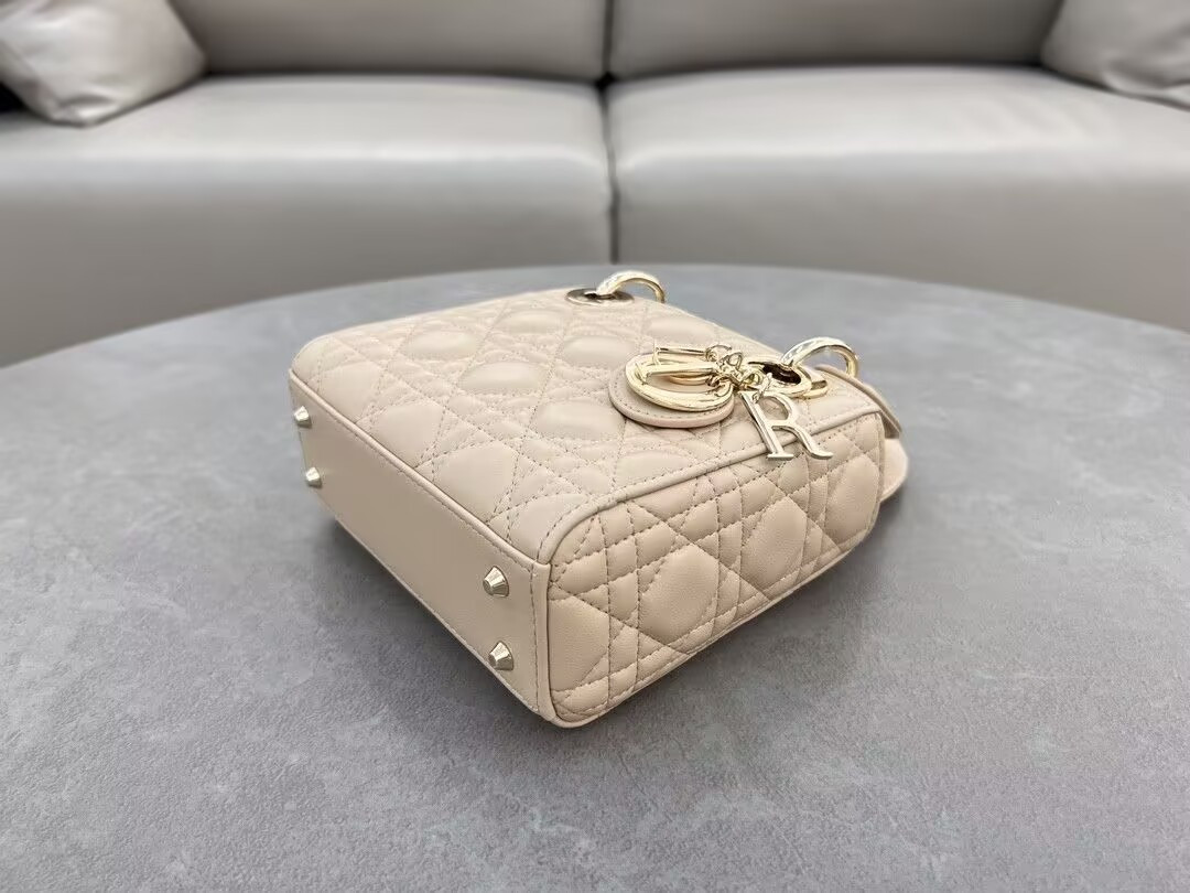 MINI LADY DIOR BAG 6.5 x 6 x 3 inches