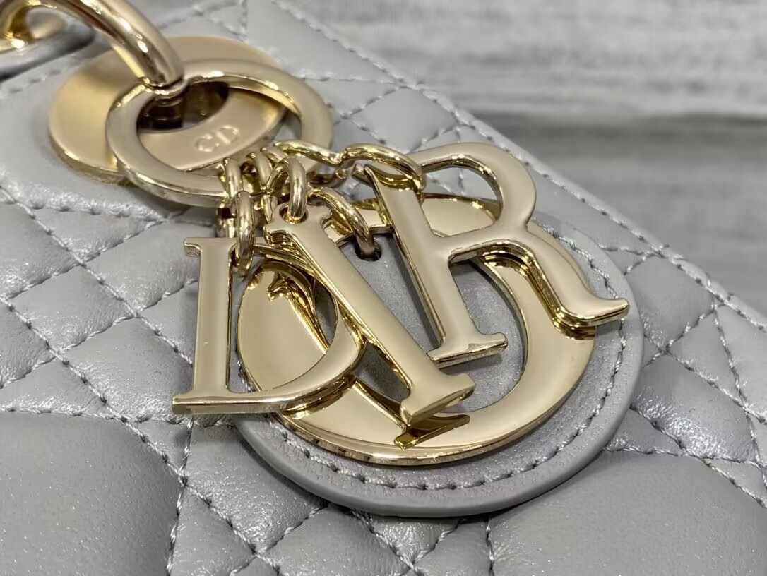 DIOR  MINI LADY DIOR BAG 6.5 X 6 X 3 INCHES