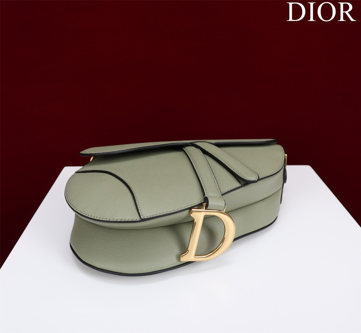 Dior Saddle Bag Grained Calfskin 25.5x20x6.5cm