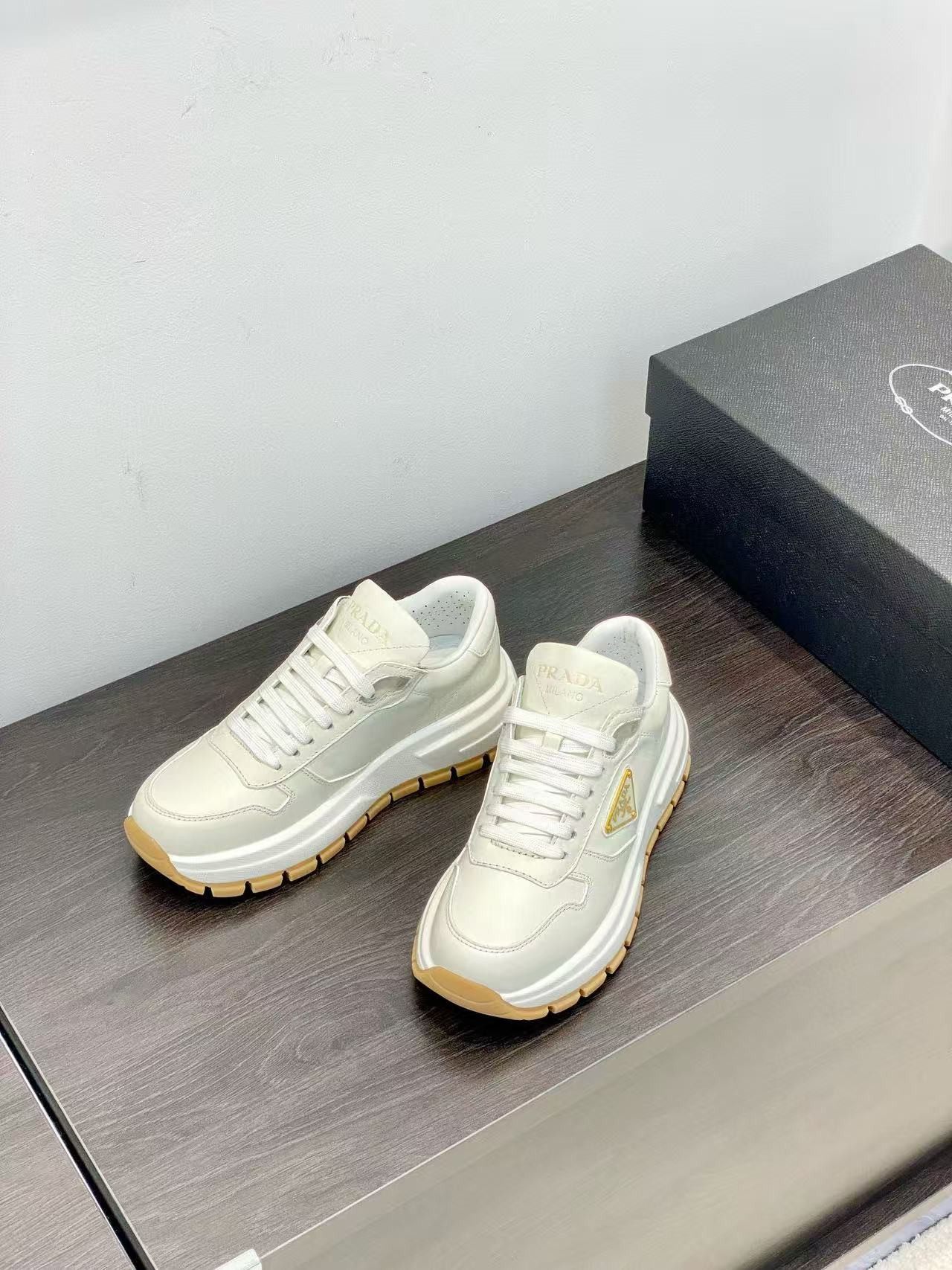UA Prada Prax 01 leather sneakers