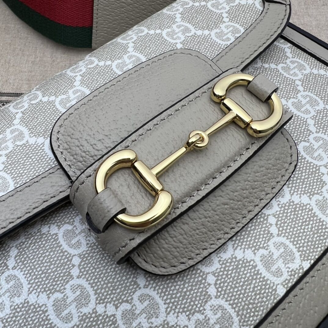 GUCCI HORSEBIT 1955 SHOULDER BAG 9.8"W x 7"H x 3.1"D