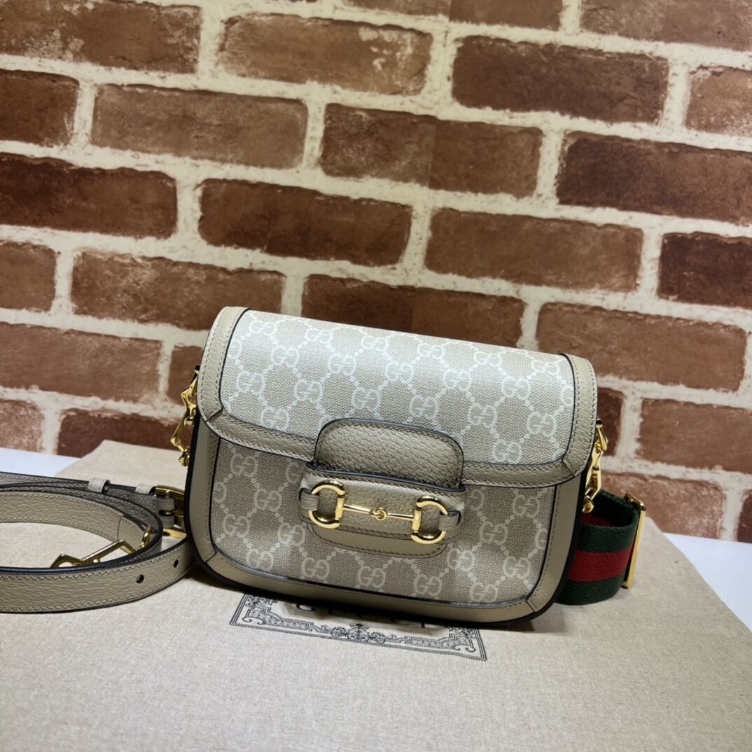 GUCCI HORSEBIT 1955 SHOULDER BAG 9.8"W x 7"H x 3.1"D