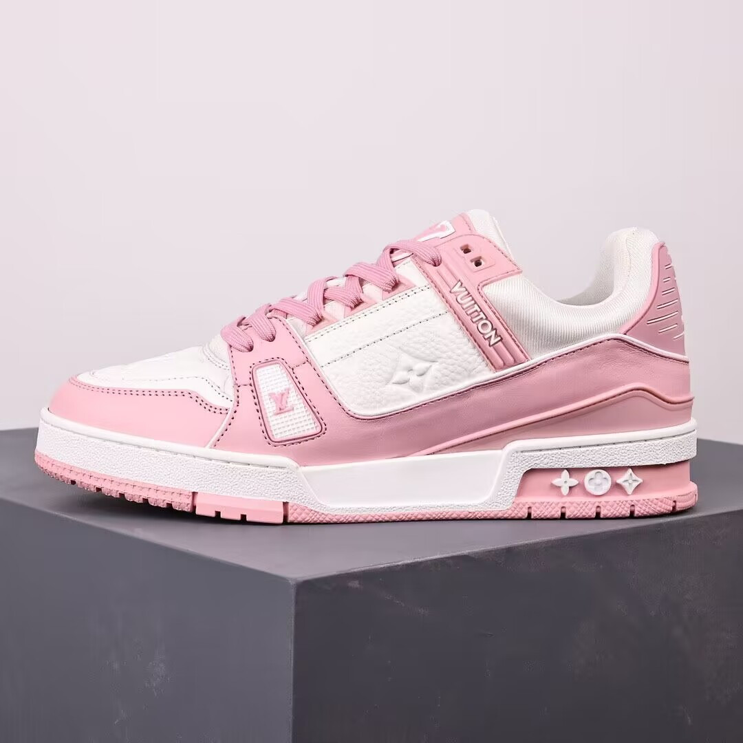 UA Louis Vuitton LV Trainer Pink Rose