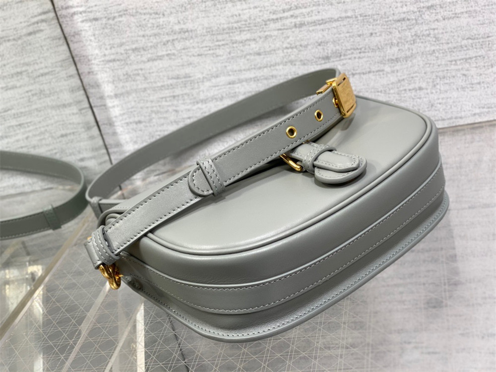 MEDIUM DIOR BOBBY BAG Grey Box Calfskin