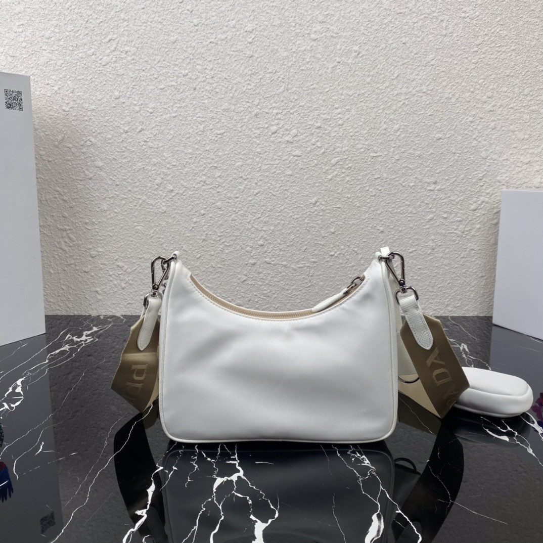 Prada Re-Edition 2005 Re-Nylon bag white