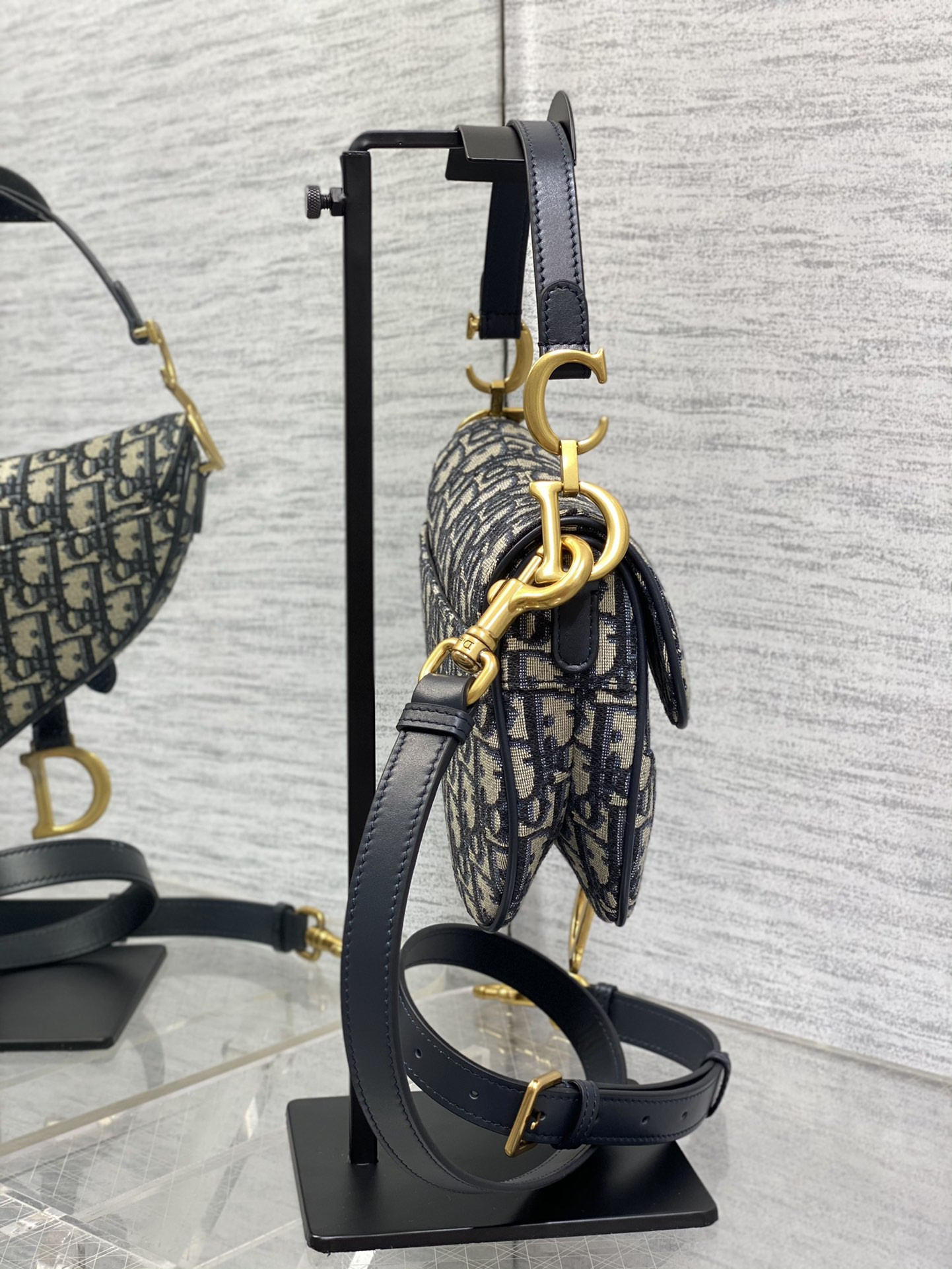 DIOR MINI Saddle Bag 19.5x18x5cm