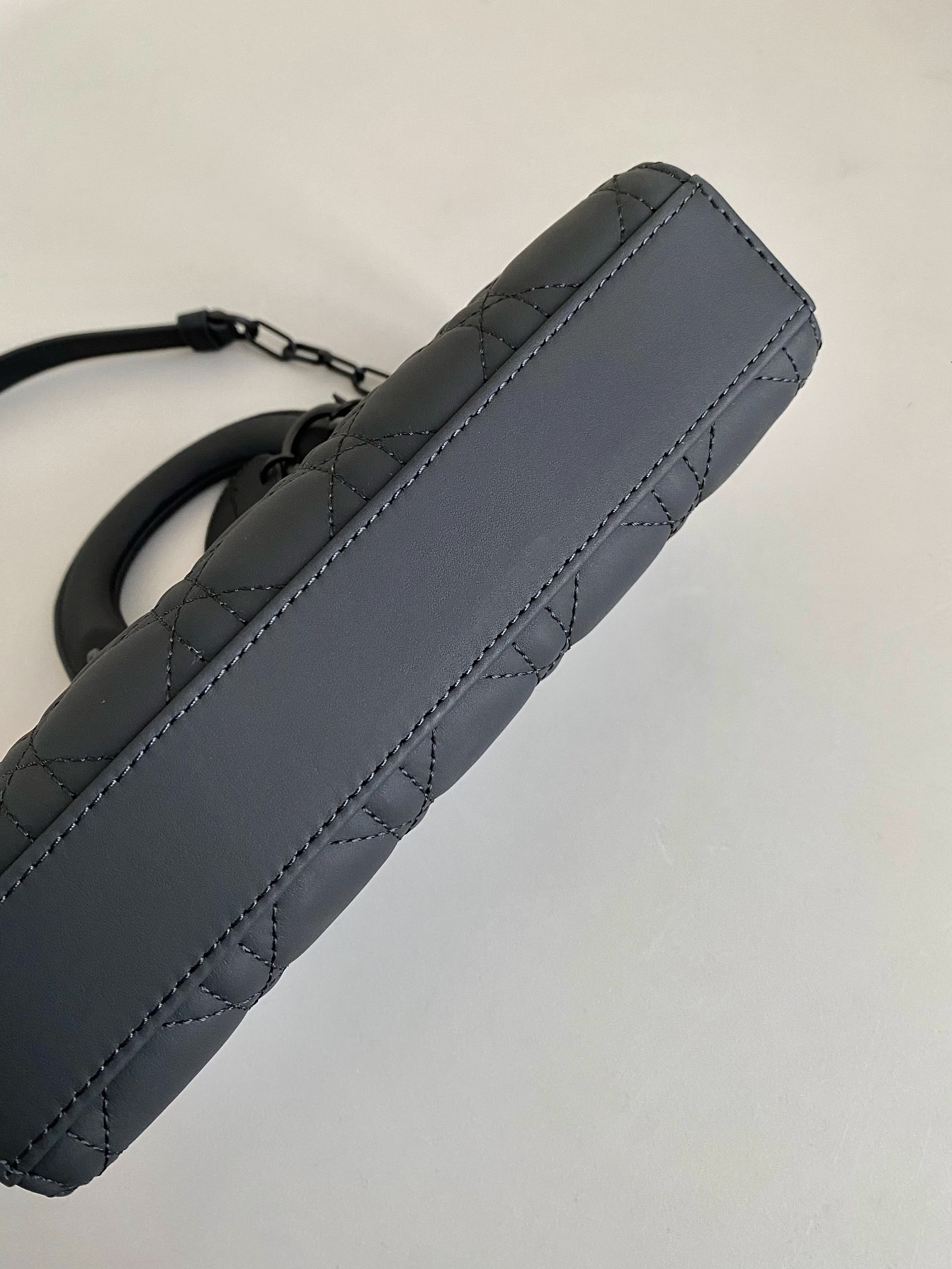 DIOR SMALL LADY D-JOY BAG Ultramatte Black Cannage Calfskin