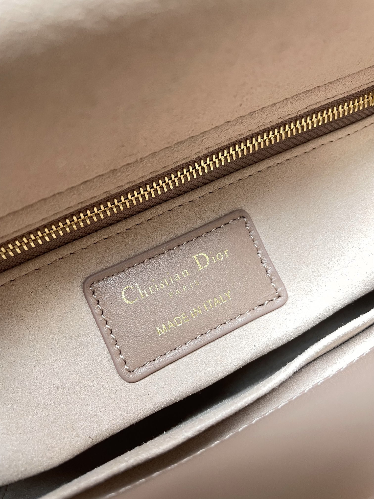 Small Lady Dior My ABCDior Bag Blush 8 x 6.5 x 3 inches