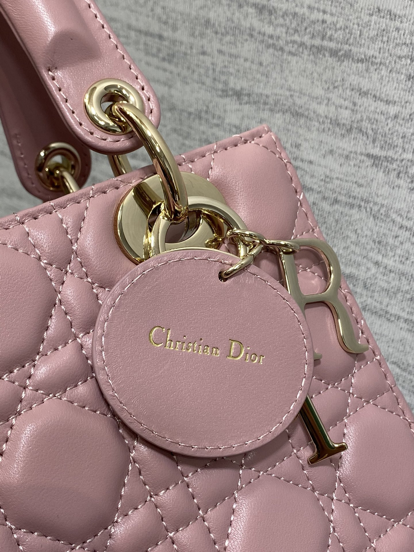 Small Lady Dior My ABCDior Bag 8 x 6.5 x 3 inches