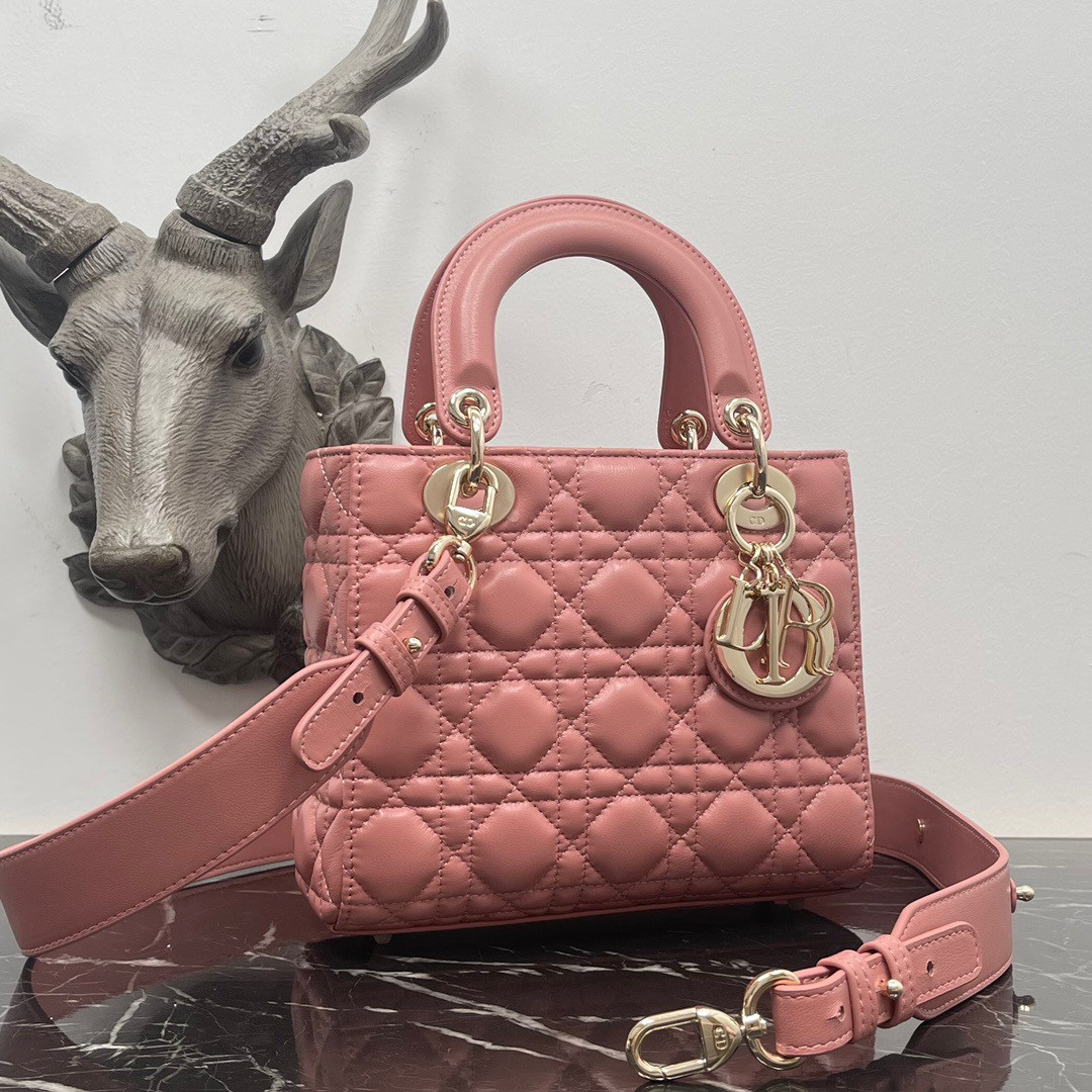 Small Lady Dior My ABCDior Bag 8 x 6.5 x 3 inches