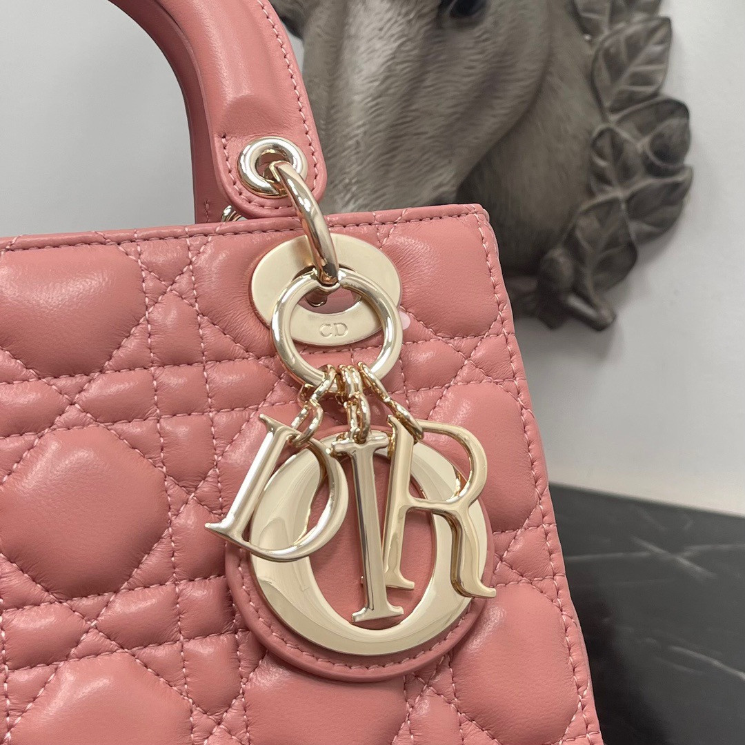 Small Lady Dior My ABCDior Bag 8 x 6.5 x 3 inches