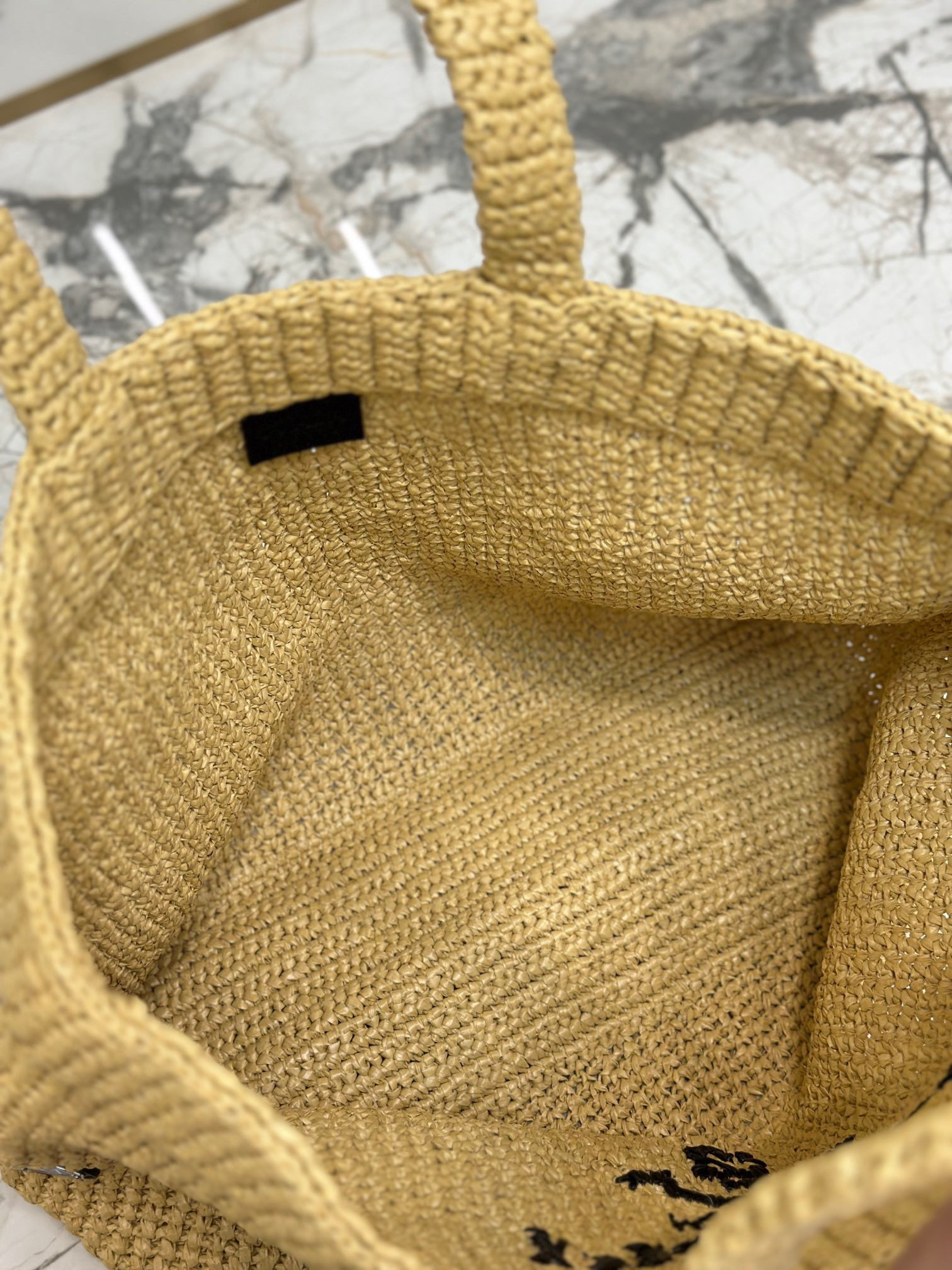 Prada Crochet tote bag Color Natural