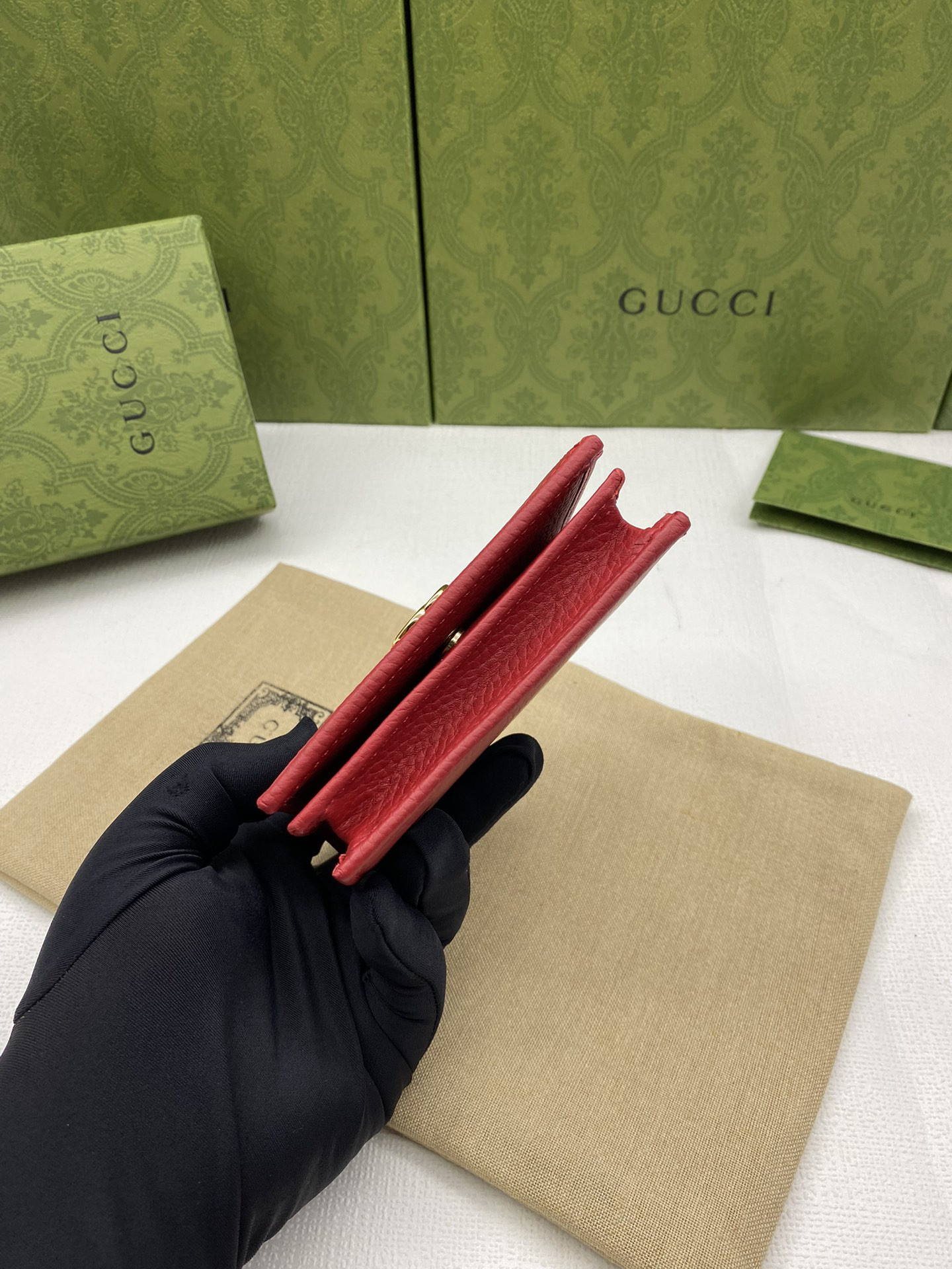 GUCCI HUHU card wallet 11x8.5x3cm
