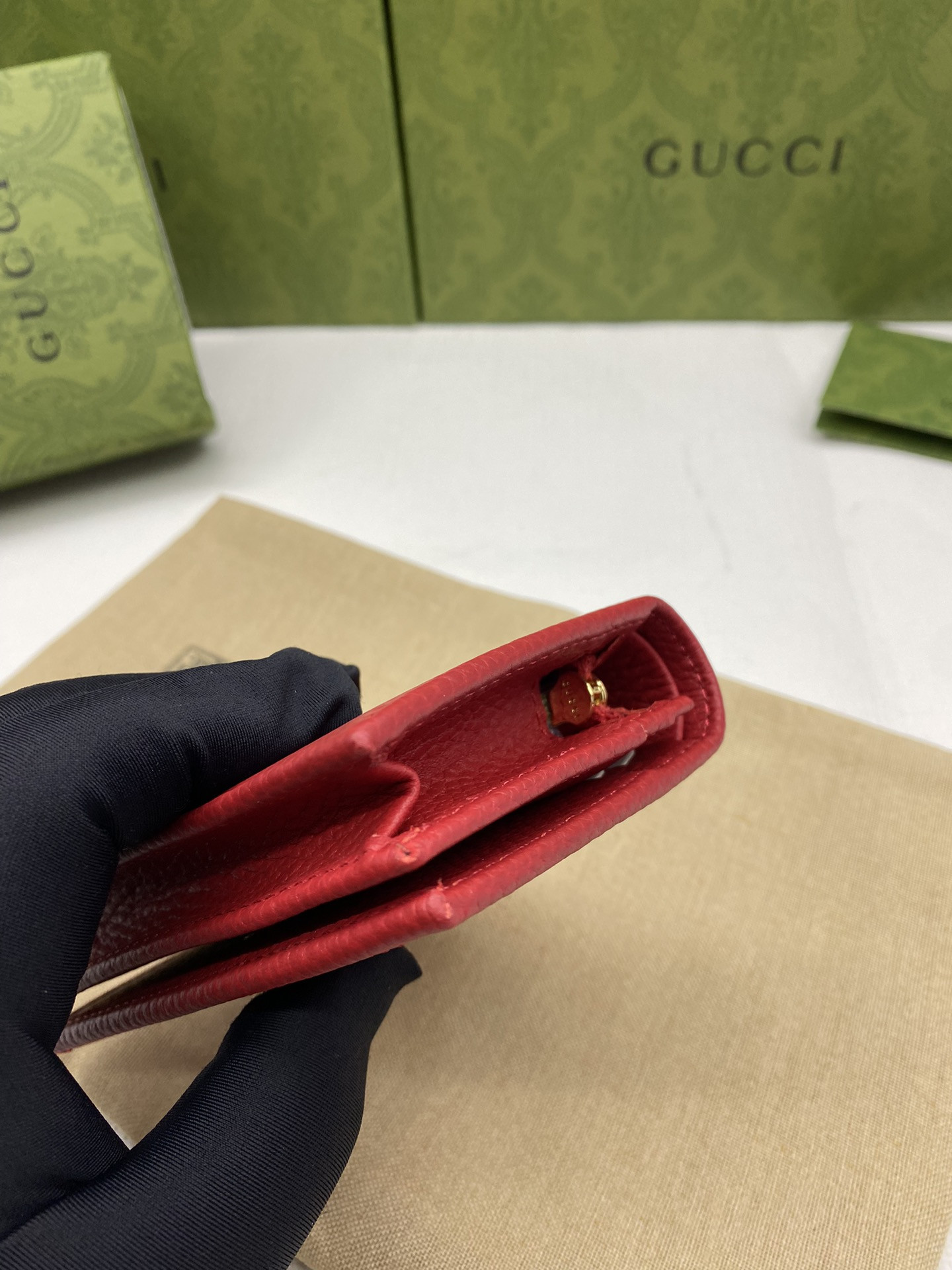 GUCCI HUHU card wallet 11x8.5x3cm