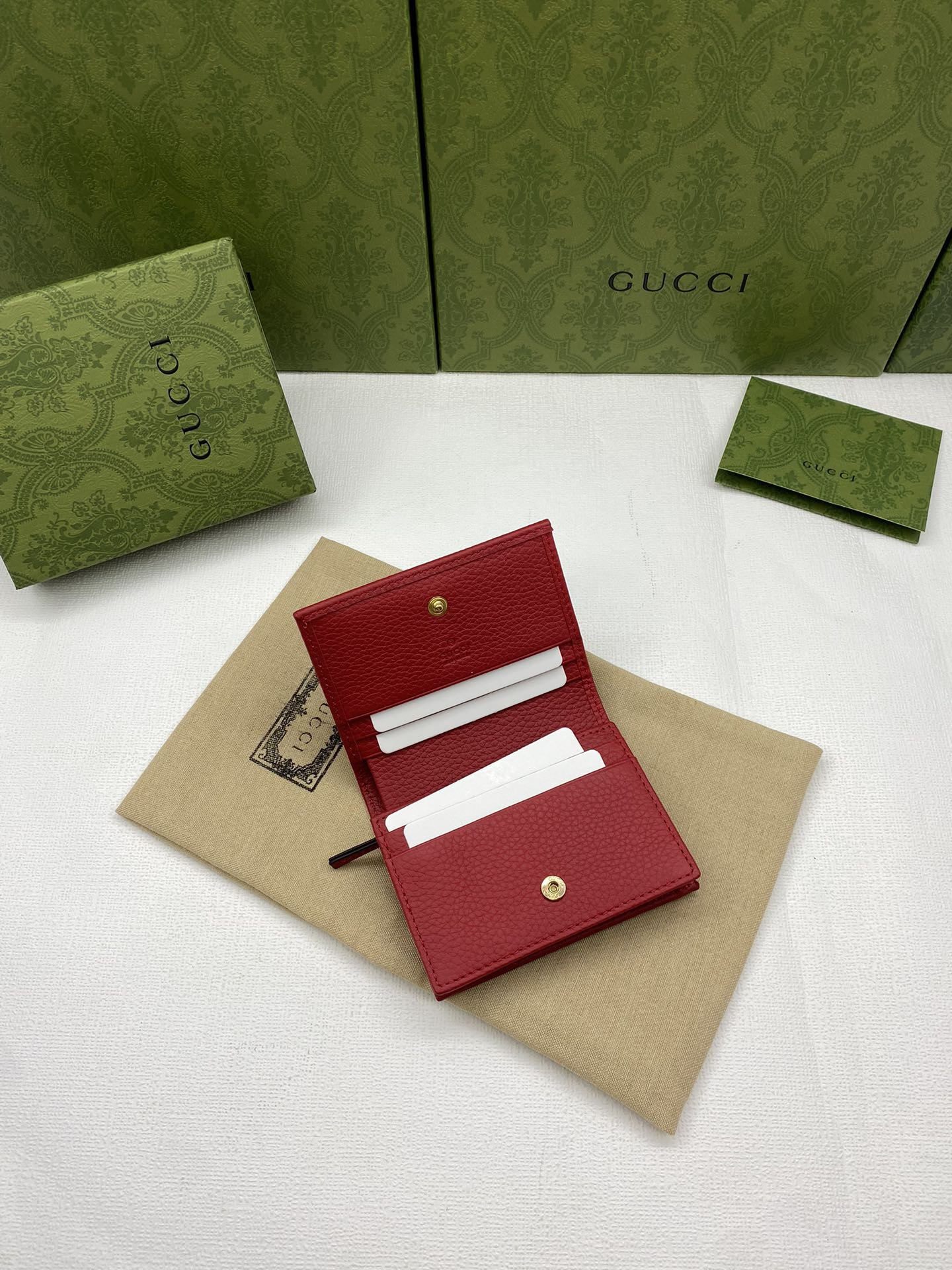 GUCCI HUHU card wallet 11x8.5x3cm