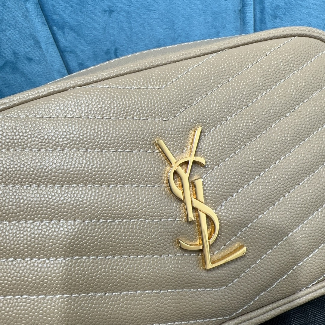 YSL MINI LOU IN QUILTED LEATHER 7.5 X 4.1 X 2 INCHES