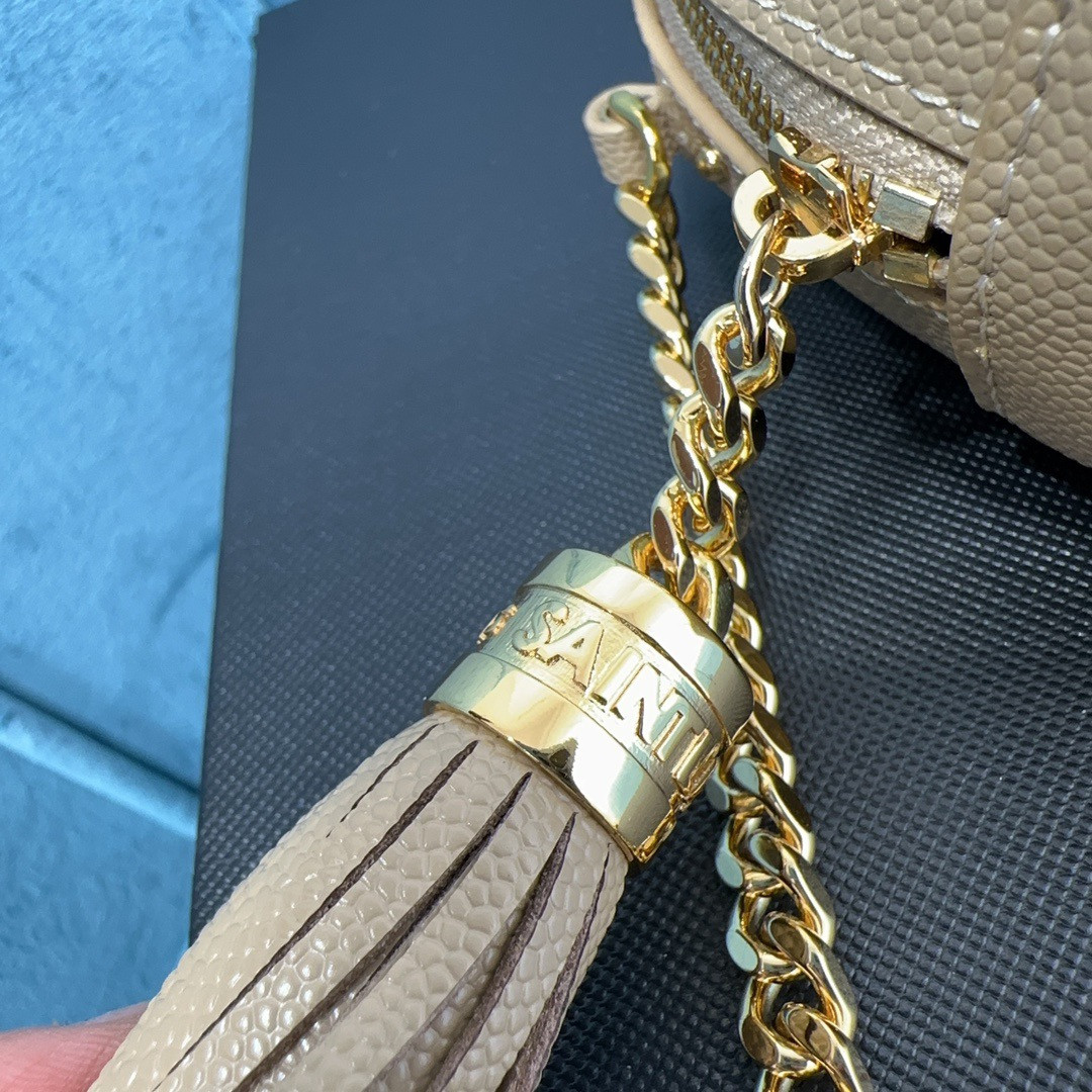 YSL MINI LOU IN QUILTED LEATHER 7.5 X 4.1 X 2 INCHES