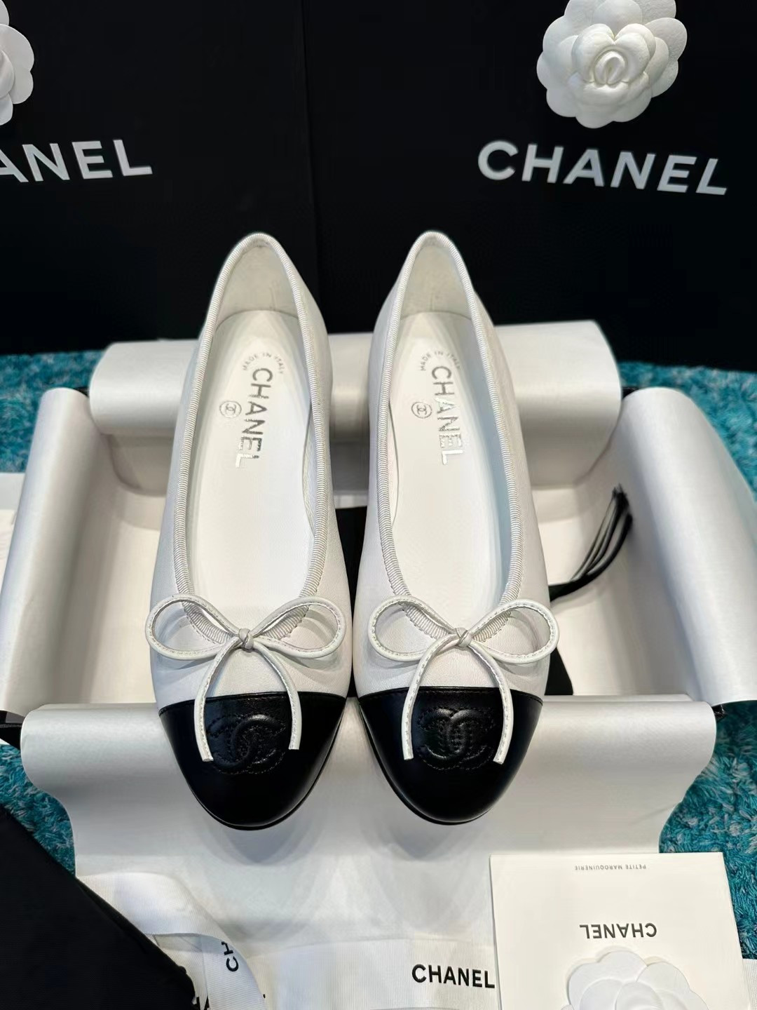 Chanel BALLET FLATS Lambskin & Grosgrain