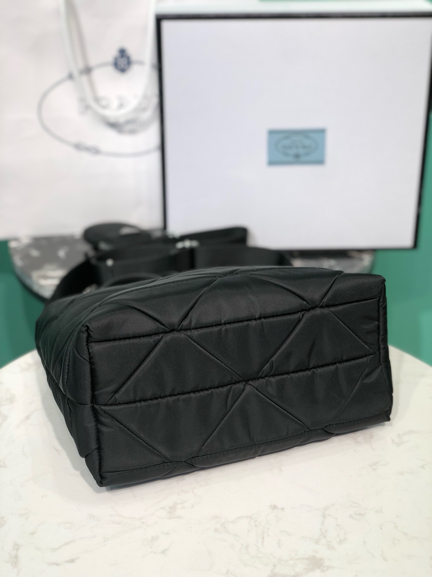 Prada Re-Nylon System Tote 25x21.5x13cm